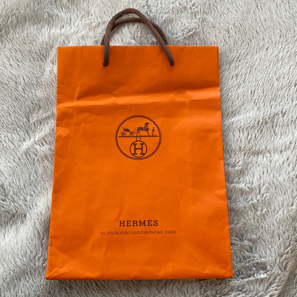 Authentic Herms Paper Bag